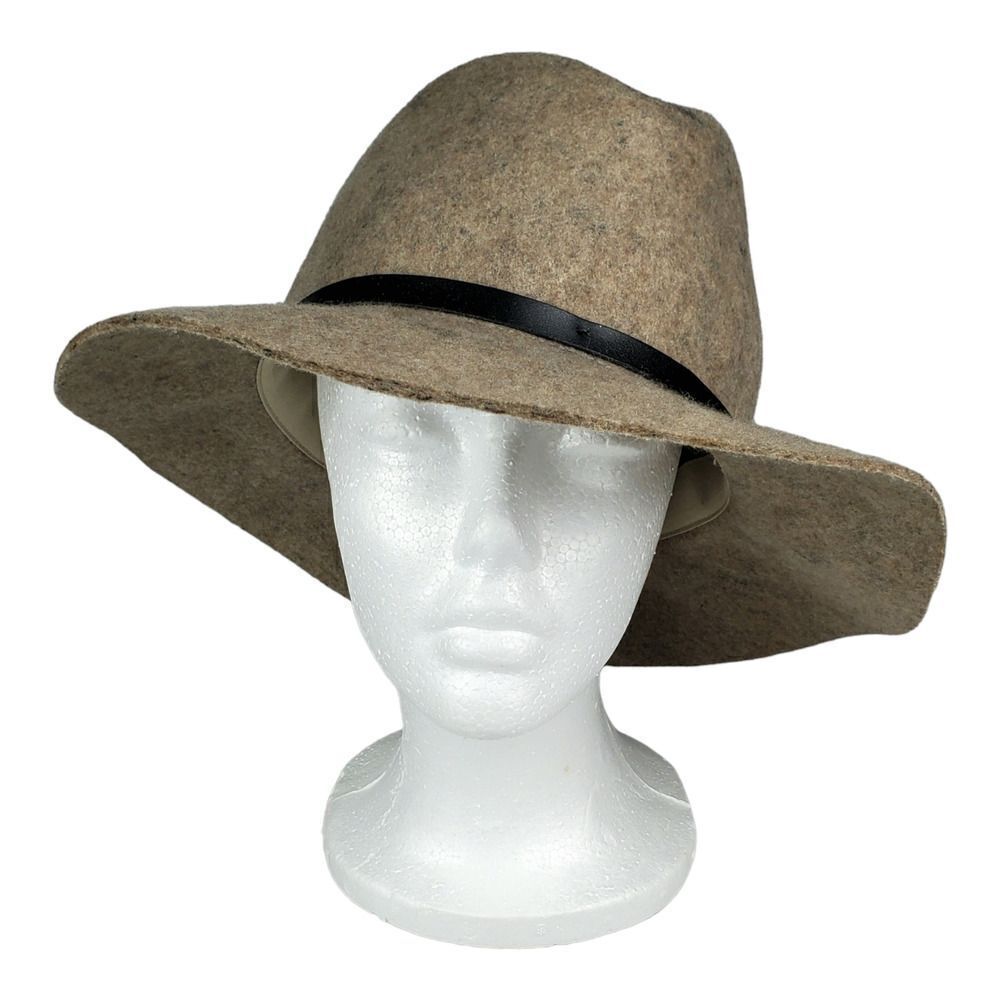 Banana Republic Fedora Hat Brown Size Medium/Large 100% Wool Boho Western